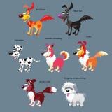 Vector Collection Of Cute Cartoon Dogs Royalty Free Stock Photos - Image: 38725338
