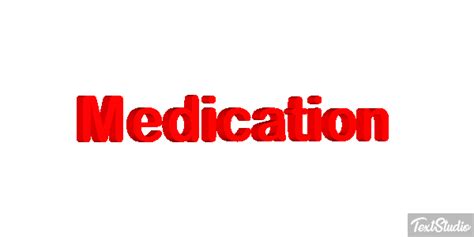 Medication Word Animated GIF Logo Designs