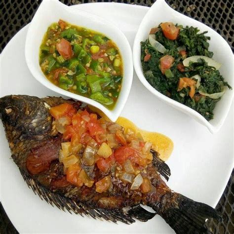 Nshima with fish - Chuma's restaurant and take away