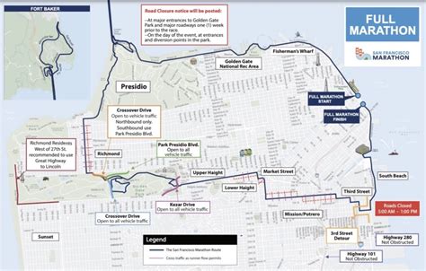 Moovit - San Francisco Marathon Detours and Alerts, July 23 2023