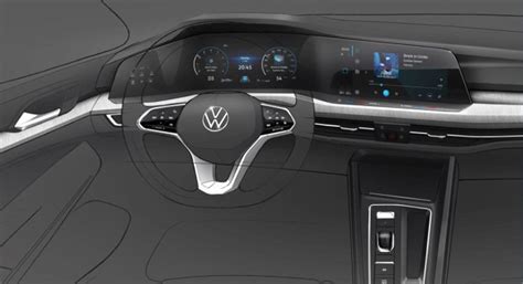 2020 VW Golf 8 Interior and Exterior Sketches Are Very Revealing ...