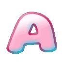 Pink Letters Emoji Pack