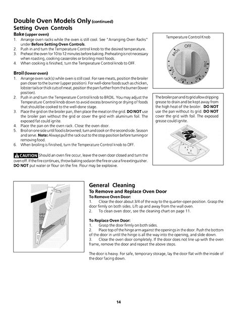 Frigidaire Oven User Manual