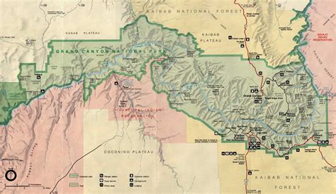 Grand Canyon National Park Maps