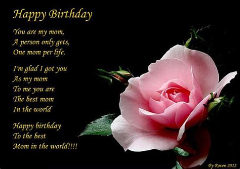 happy birthday mother poems | Happy Birthday Mom - Poems about Family ... | Happy birthday mom ...