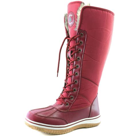 DailyShoes - DailyShoes Winter Boots For Women Waterproof Rain Snow Tall Duck With Durable Lined ...