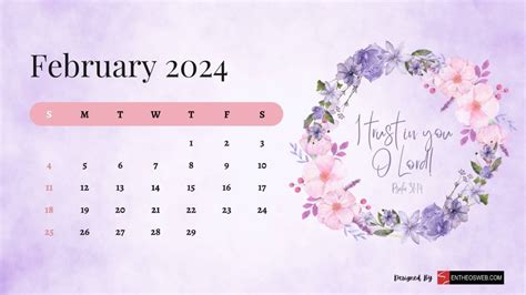 2024 Christian Calendar Wallpaper | EntheosWeb