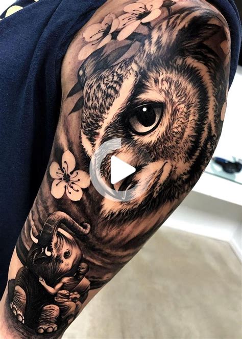 50 of the Most Beautiful Owl Tattoo Designs and Their Meaning for the Nocturnal Animal in You ...