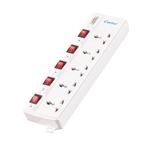 5 ways multi plug electrical extension socket - SpareRobo