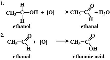 Oxidation Reaction Of Ethanol