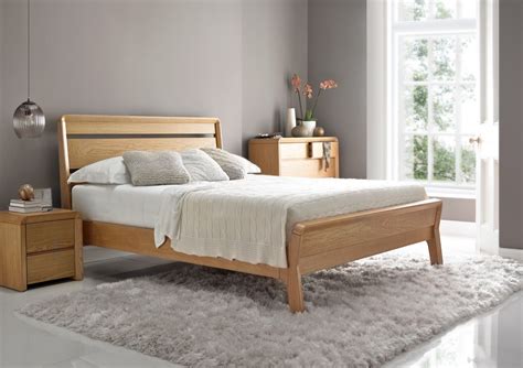 Brittany Oak Finish Bed Frame - Light wood - Wooden Beds - Beds | Oak ...