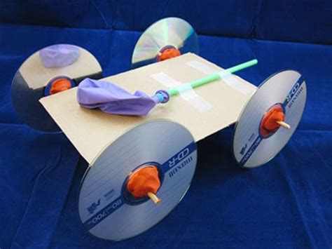 Make a Balloon Powered Car | Science Project | Balloon cars, Balloon powered car, Science projects