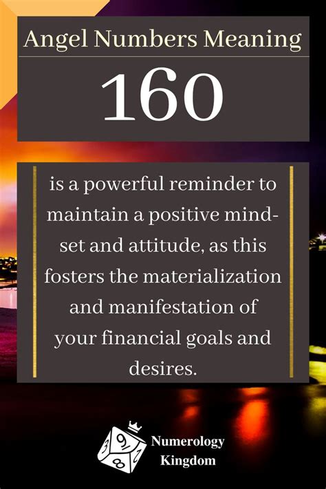 Angel Number 160, The Secret meaning of Angel Numbers of Numerology | Numerology life path ...