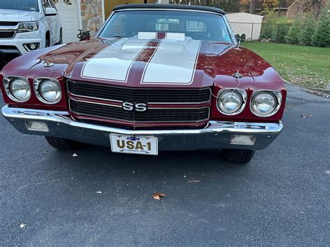 1970 Chevrolet Chevelle SS Convertible Red RWD Automatic super sport ...