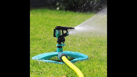 Review: KMASHI Water Sprinkler System Impulse Long Range Sprinklers for Garden and Lawn - YouTube