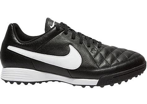 Nike Tiempo Genio Turf Soccer Cleats Black White - 631284-010