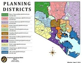 Baltimore City Council District Map | World Map 07