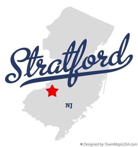 Map of Stratford, NJ, New Jersey