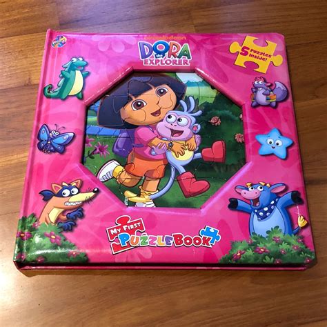 Dora the Explorer my first puzzle book, Books & Stationery, Children's Books on Carousell