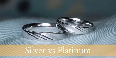 Silver VS Platinum - 5 Differences & How To Choose - Jewelry Material Guide