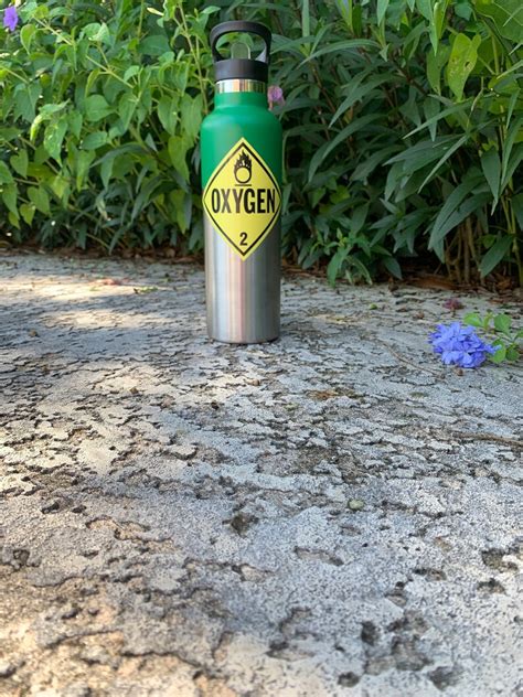 Oxygen Tank Water Bottle Novelty Double Walled Insulated | Etsy