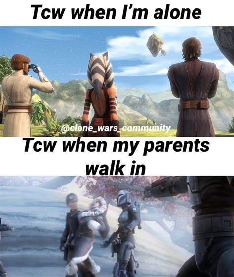 Clone Wars on Instagram: “Has your parents walked in on an awkward moment in the clone wars ...