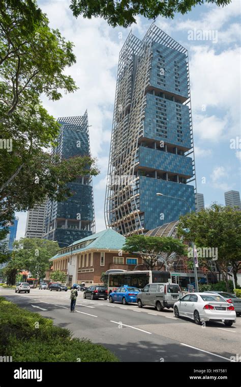 South Beach Tower, Beach Road, Downtown Core, Singapore Island, Singapore Stock Photo - Alamy