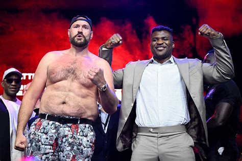 Tyson Fury v Francis Ngannou: British boxer says 'I'll be disappointed if it's not war' against ...