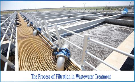 What is the process of Filtration in Wastewater treatment