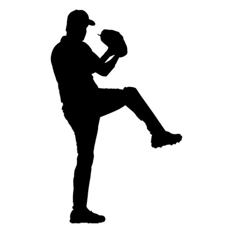 Baseball player throw silhouette #AD , #affiliate, #sponsored, #player ...