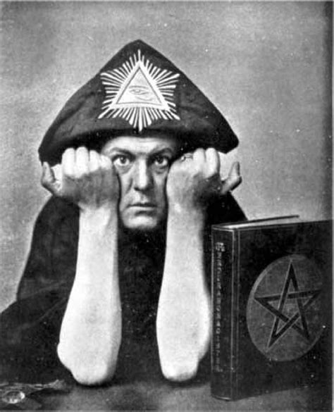 Aleister Crowley, 1875-1947, British occultist and writer, founder of the Thelema religion ...