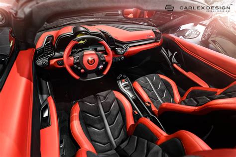 Ferrari 458 Spider gets stunning new interior from Carlex Design