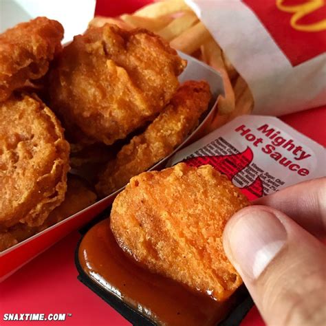 McDonald's Spicy Chicken McNuggets: HOT NUGGETS! | Chicken nugget ...