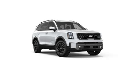 2023 Kia Telluride Glacial White Pearl - AUTOBICS