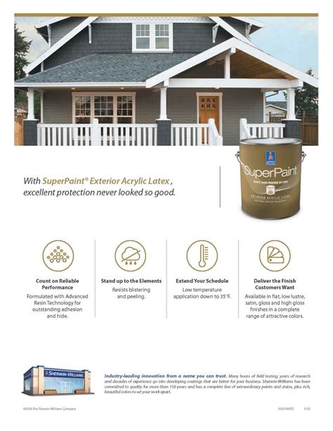 Learn About Sherwin Williams Superpaint Exterior Paint