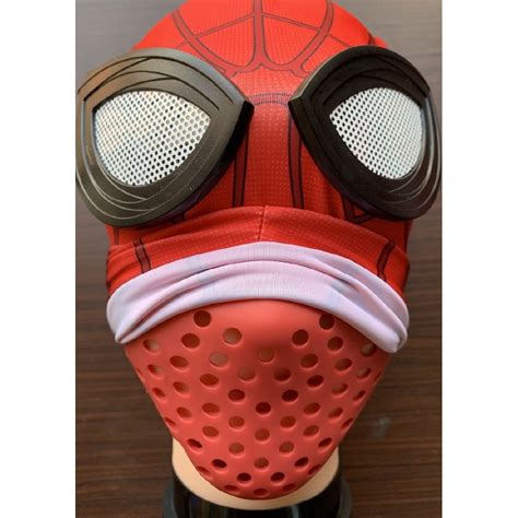 Spider Man Faceshell Spiderman Mini Mask Cosplay Props Silica Halloween ...