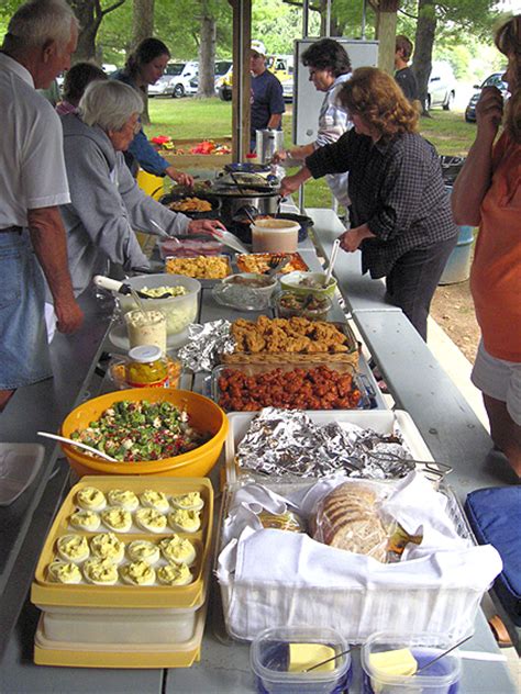 All The Food at a German Lutheran Family Reunion - Luna Pier Cook