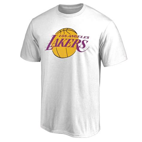 Men's Los Angeles Lakers White Primary Logo T-Shirt - NBA Store