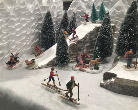 Ski Slope VILLAGE DISPLAY BASE Snow Christmas for Department - Etsy