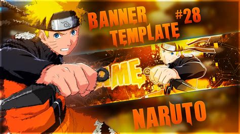 Banner Template #28 (Naruto Uzumaki) - YouTube