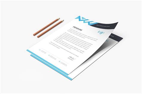 Corporate Letterhead Template in 2022 | Letterhead template, Letterhead, Templates