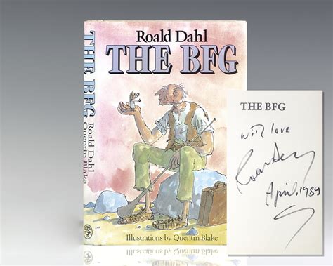 BFG: Illustrations by Quentin Blake First Edition Roald Dahl Signed