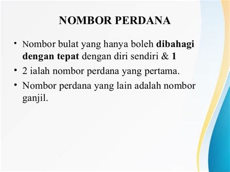 Nombor perdana