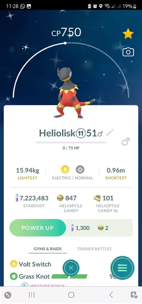 Pokemon Heliolisk Shiny