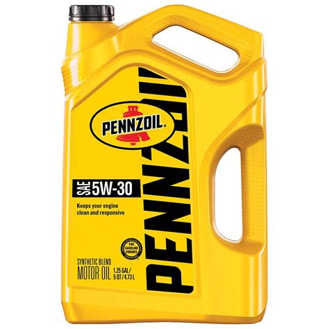 Pennzoil SAE 5W-30 Motor Oil 5 Qt. 550045208 - The Home Depot