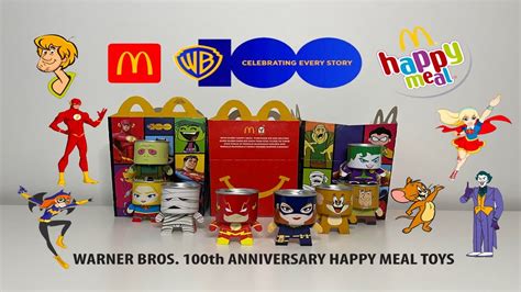 McDonald’s 2023 Happy Meal Toys | Warner Bros. 100th Anniversary ...