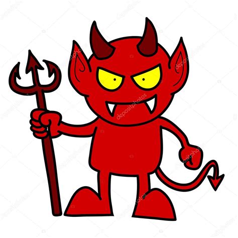 Cartoon red devil — Stock Vector © kanate #13830278