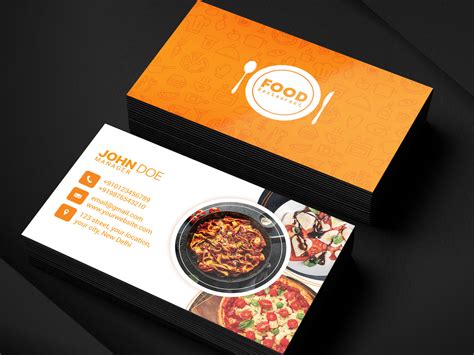 Restaurant Business Card by PixelSquad on Dribbble