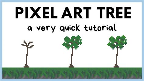 Pixel Art Tree Tutorial - Here's a break down of pixel art tree.