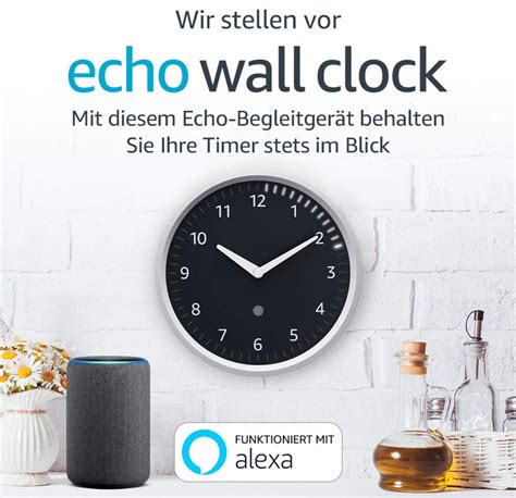 Alexa-Wanduhr: Amazon Echo Wall Clock kann hierzulande bestellt werden